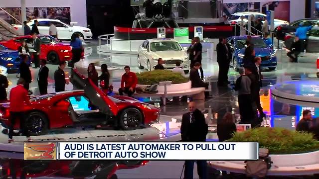 Audi is latest automaker to pull out of Detroit auto show