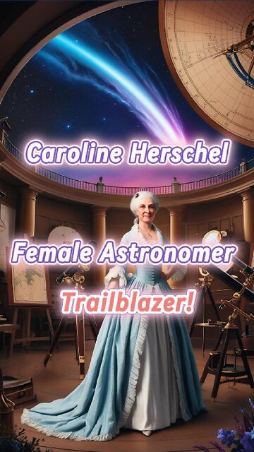 Caroline Herschel: A Female Astronomer Trailblazer! #shorts #female #space #spacefacts