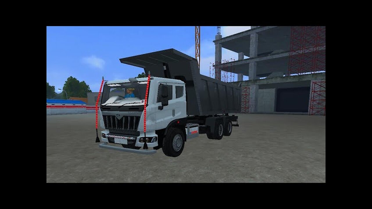 Mahindra Blazo Tipper Truck Mod |Bus Simulator Indonesia |Truck Mod for BUSSID |Gaming