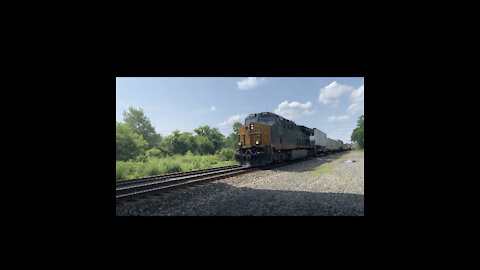 Up Front! CSX Lyndon Rd Fairport NY 8/11/21