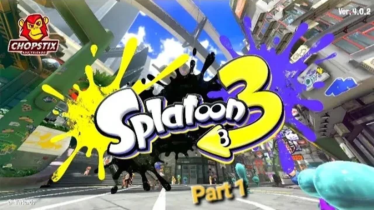 Splatoon 3 walkthrough - part 1! #chopstixandfriends #splatoon3 #nintendoswitch #gaming #nintendo