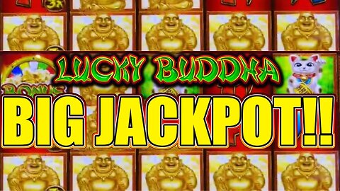 Not Once... But TWICE! 💰 Double JACKPOTS on HIGH LIMIT Lucky Buddha Slots!