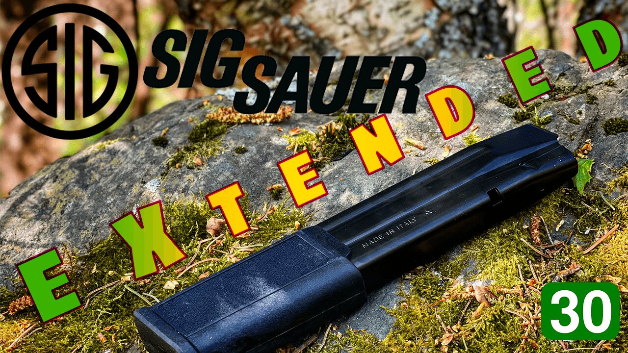 🧪 NEW for 2022‼️ E X T E N D E D SIG Sauer P320 30 Round Magazine 9mm