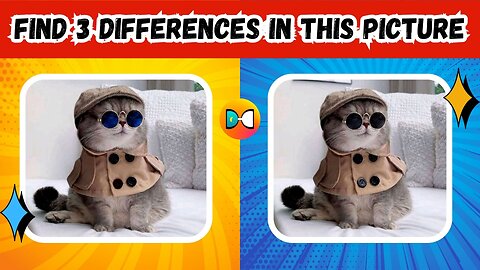 Spot The Difference Only Genius Find 3 Differences Ep1