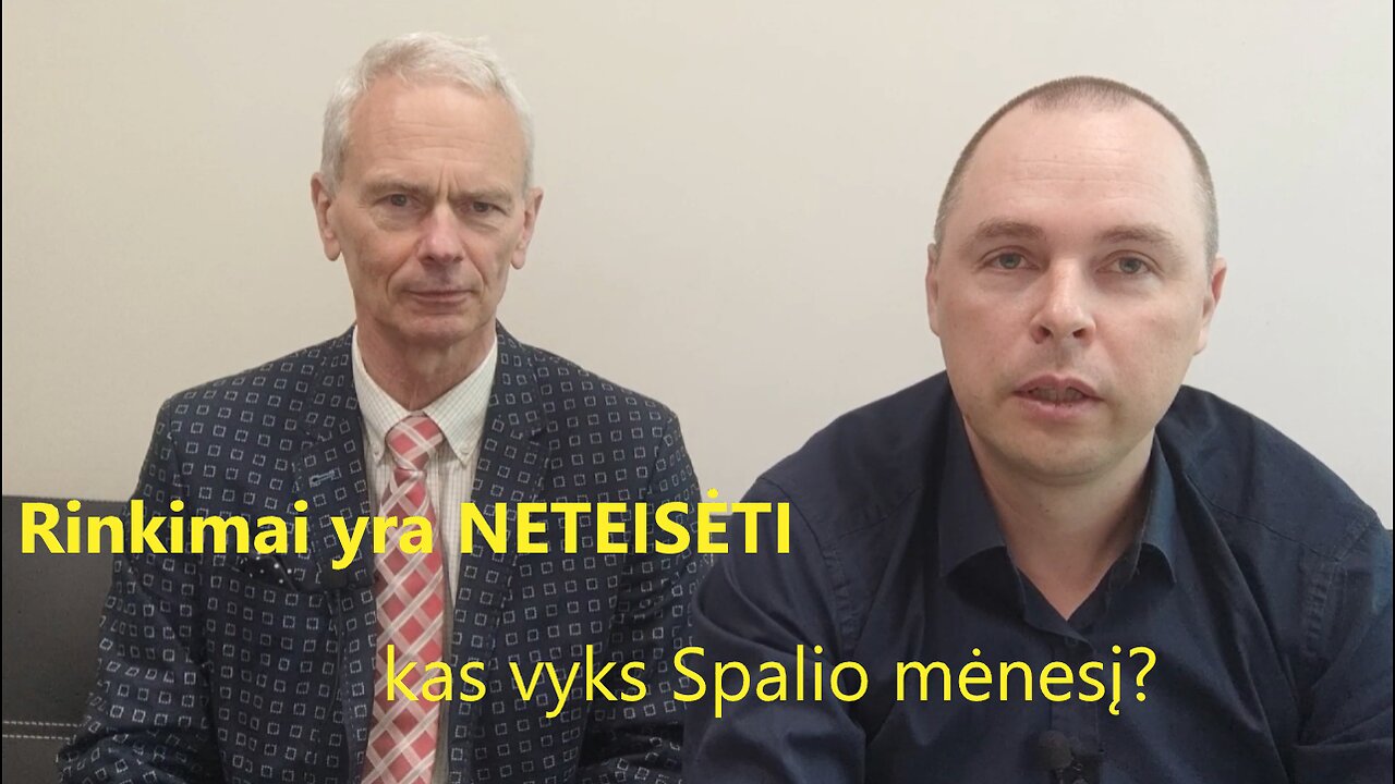 #Pokalbis. Eduardas Vaitkus: rinkimai yra NETEISĖTI (kas vyks Spalio mėnesį?)