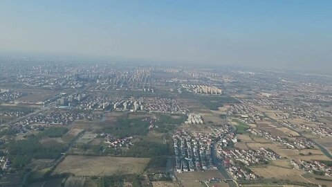 Daytime landing at Shanghai