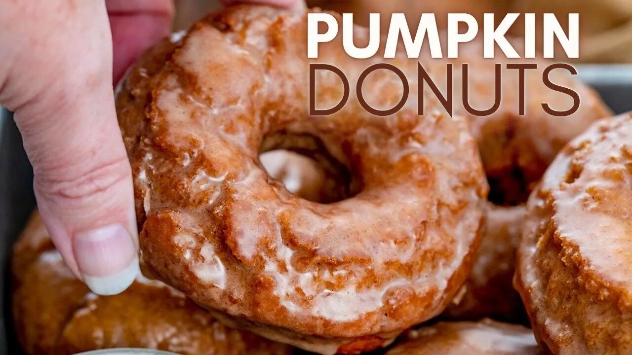 How To Make Pumpkin Donuts -- www.iambaker.net