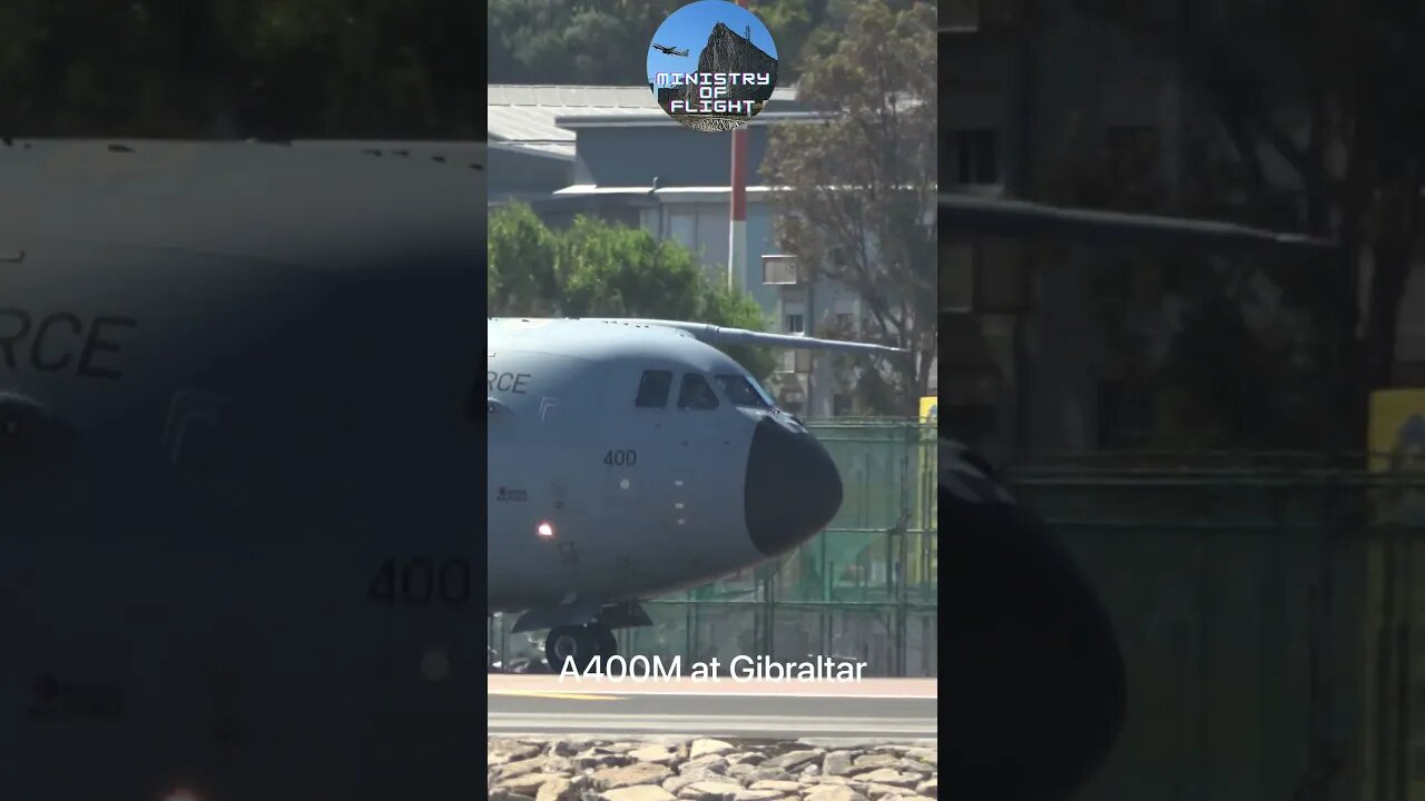 A400M at The Rock of Gibraltar