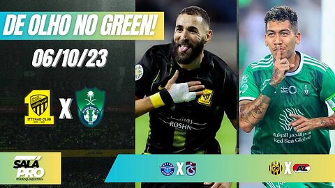 🟢APOSTAS DE FUTEBOL PARA O DIA 06 10 Tips De Olho No Green ⚽