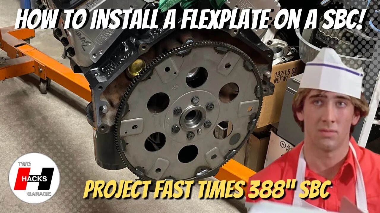 Crucial Step! How to Install a Flexplate on a Small Block Chevy! #howto