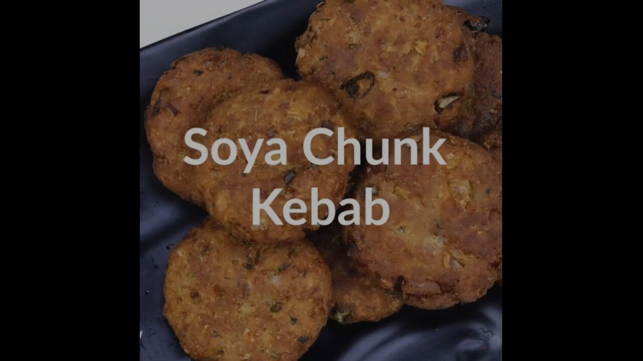 How to make Soya chunks kebab or cutlet ❓️ | Snacks | Indian Foods | TastyFoods | 😜