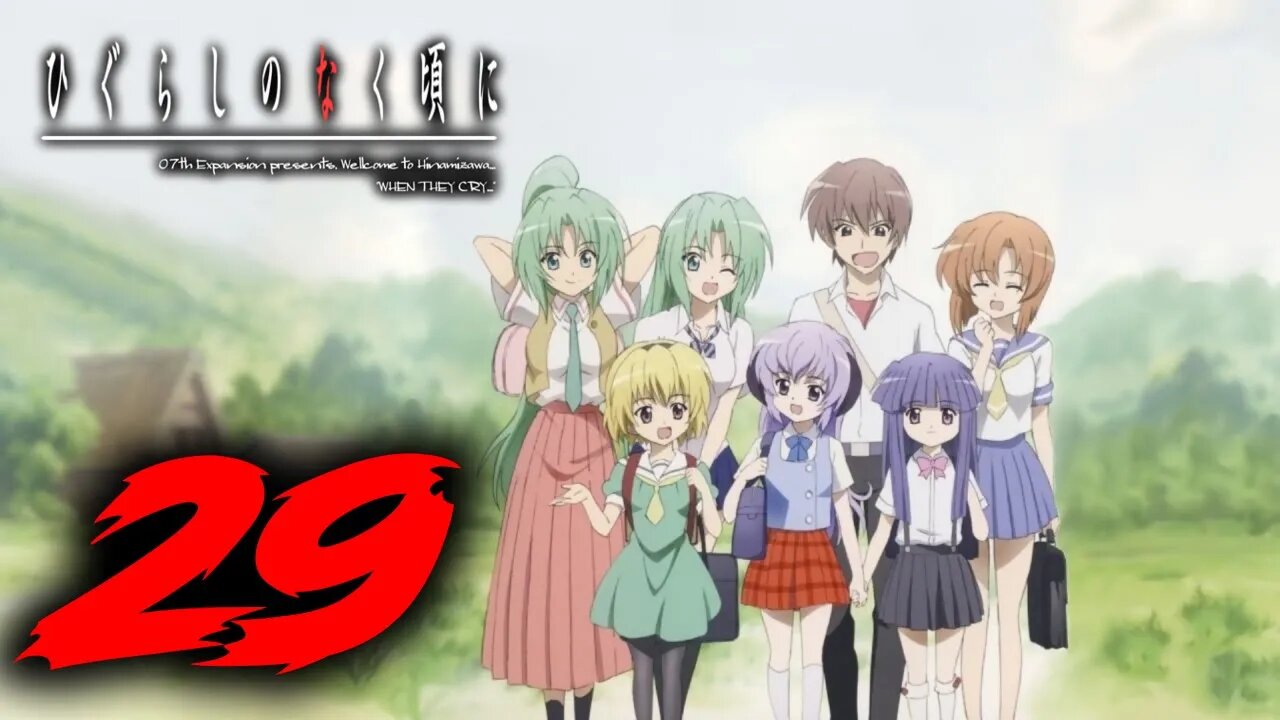 🌸[Higurashi No Naku Koro Ni #29] this game is way too long🌸