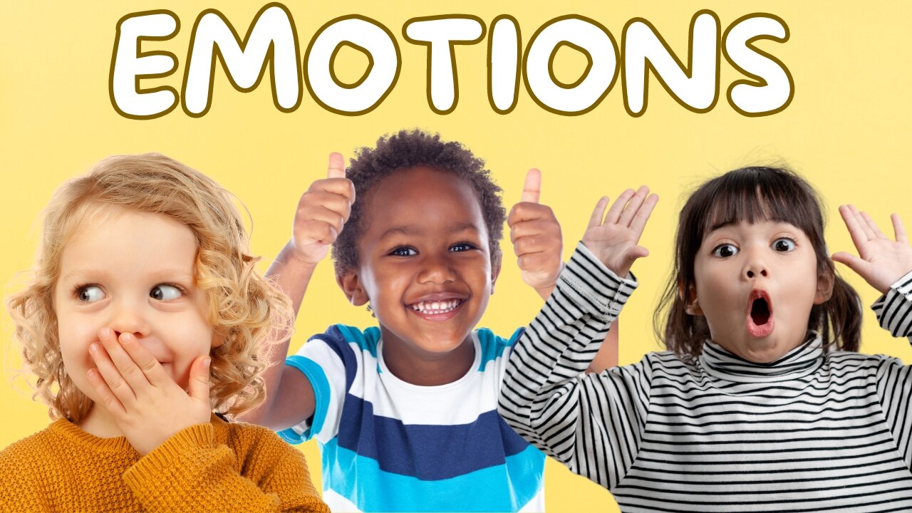 Learn Feelings & Emotions for Preschoolers | Fun Educational Video | Happy, Sad, Excited,Angry…