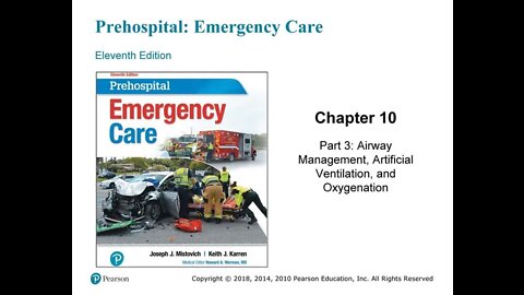 Airway Management, Artificial Ventilation and Oxygenation Part 3