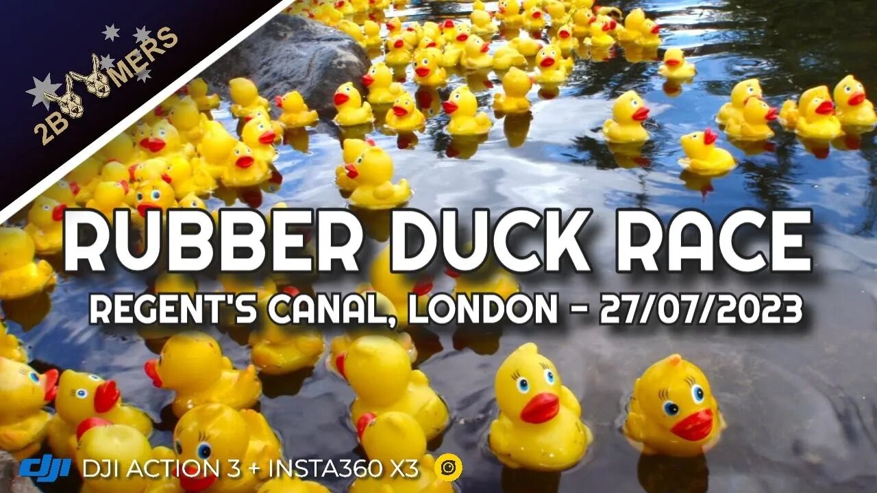 RUBBER DUCK RACE REGENT'S CANAL LONDON - 27 JULY 2023