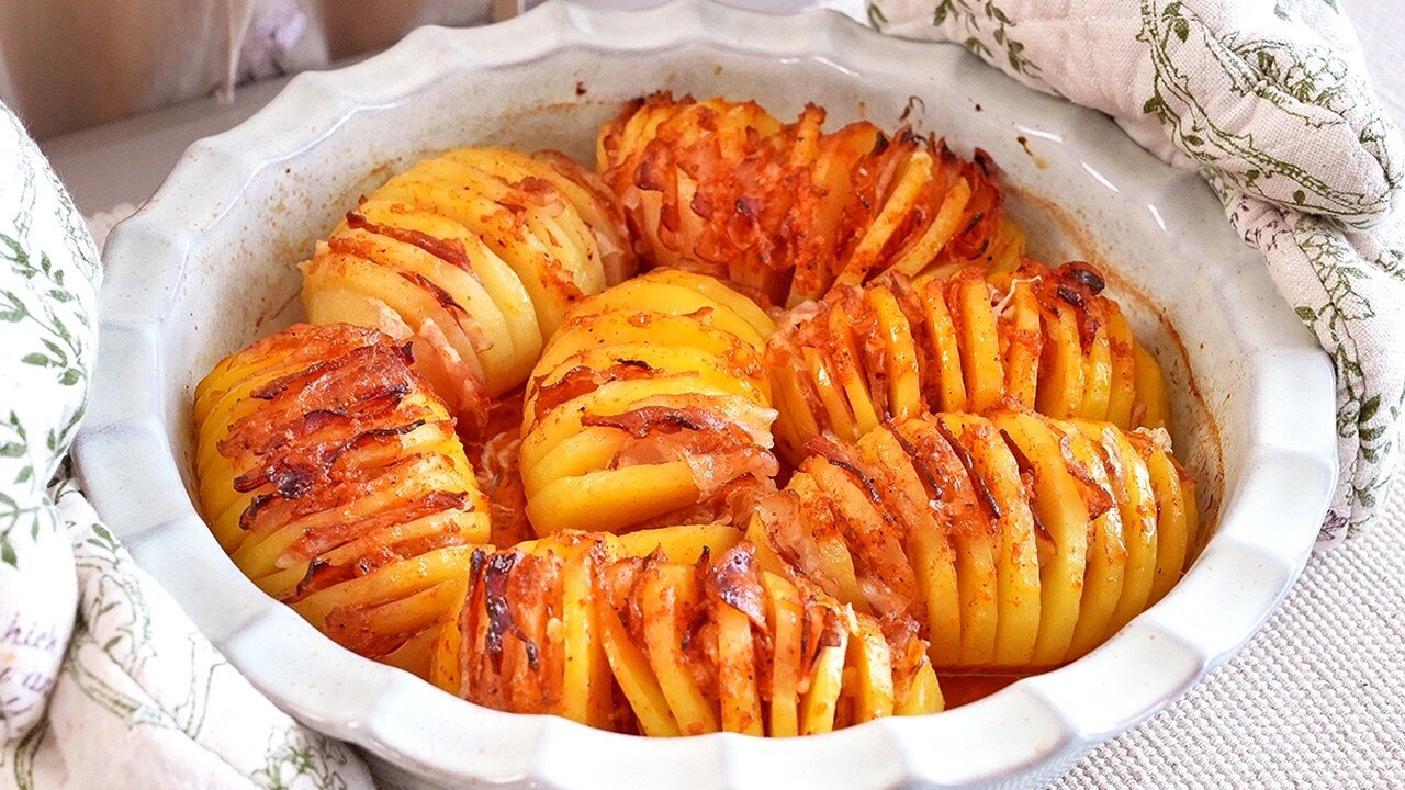 The perfect recipe for potatoes with bacon!