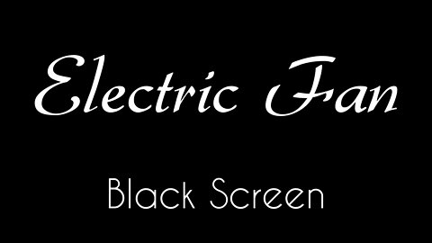 Sleep Peacefully with Fan Noise | Uninterrupted for 8 Hours | Black Screen