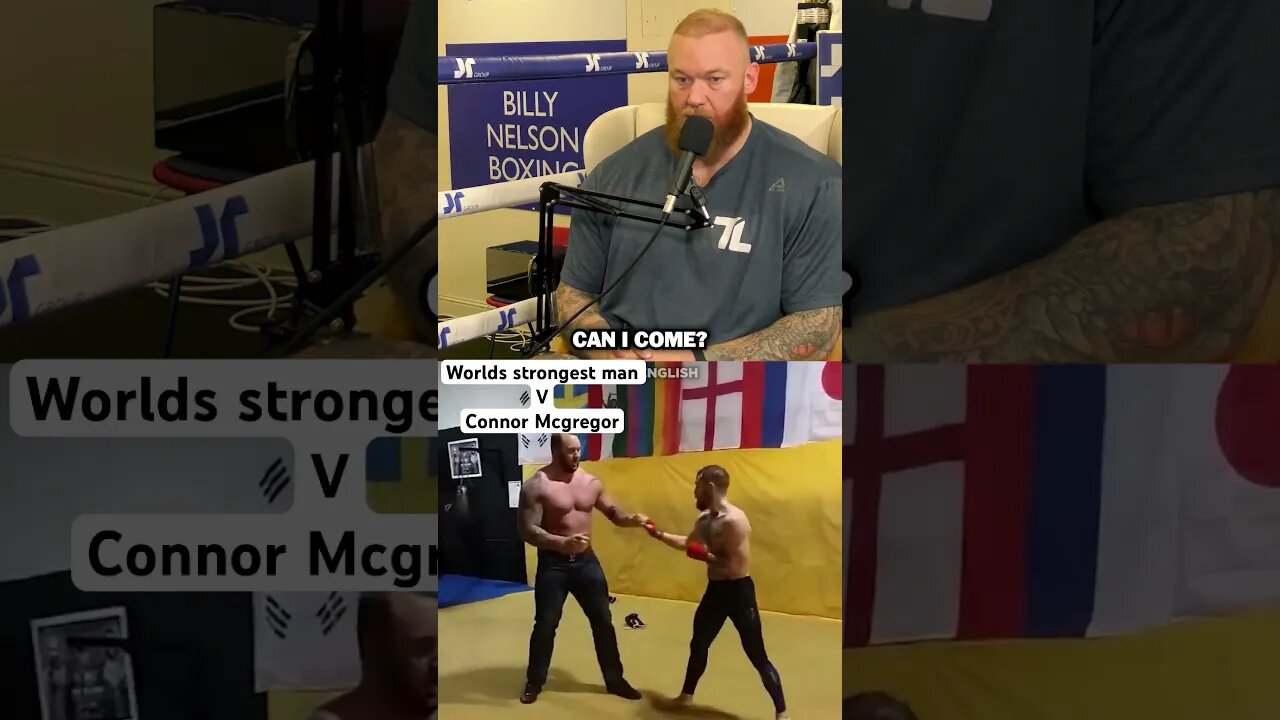 Worlds strongest man v Connor Mcgregor