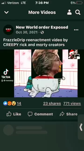 I made a frazzledrip re-enactment