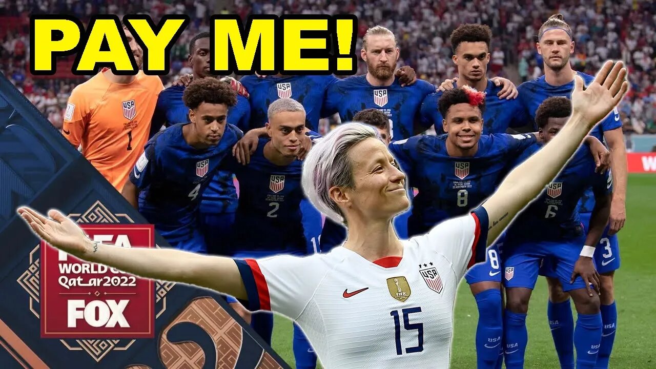 WOKE Megan Rapinoe and USWNT to get HALF of the men's winnings from the World Cup! This is THEFT!