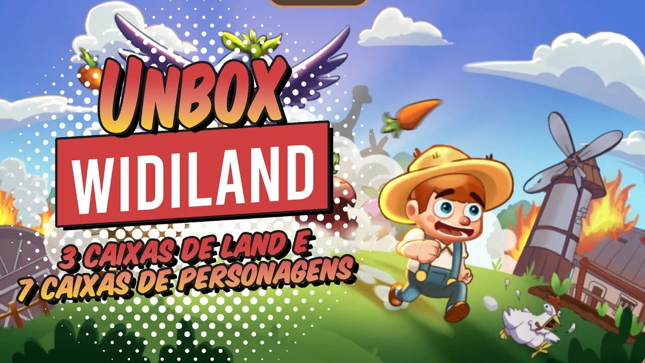 #Widiland Unbox 3 caixas de lands e 7 caixas de personagens. Confira!