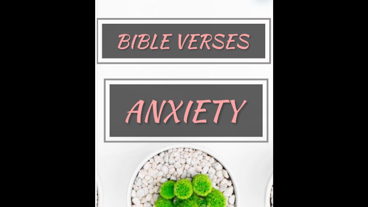 6 Bible verses for ANXIETY PART 6 /scriptures for anxiety and fear//Bible anxiety and worry