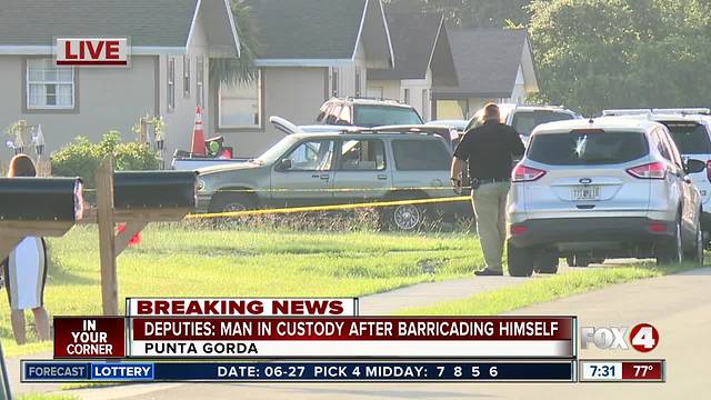 Deputies arrest man who barricaded himself in his Harbour Heights home - 7:30am live update