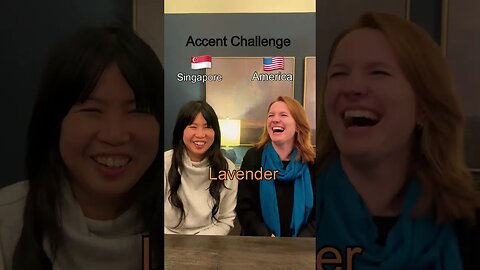 Singapore vs America Accent Challenge