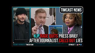 KJP RAGE QUITS Press Brief After Journalist Calls Out LIES, Democrat FAILURE On Helene Response