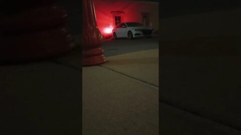 11/25/2022 white car #gangstalking parking brighting