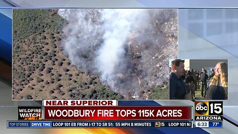 Woodbury Fire tops 115,000 acres