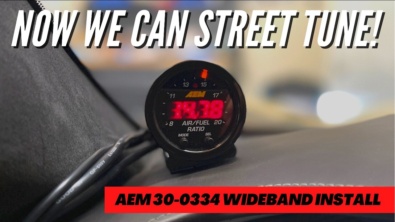 AEM Wideband Install ***PLUG AND PLAY***