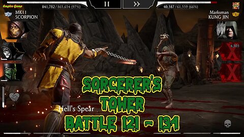 MK Mobile: Sorcerer's Tower Battle 121 - 134 / Battles On Auto