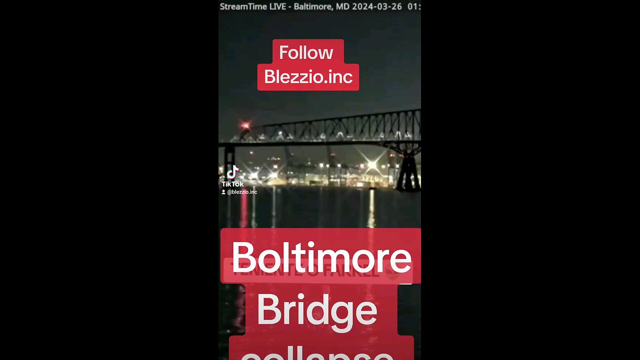 Boltimore Bridge collapse in USA