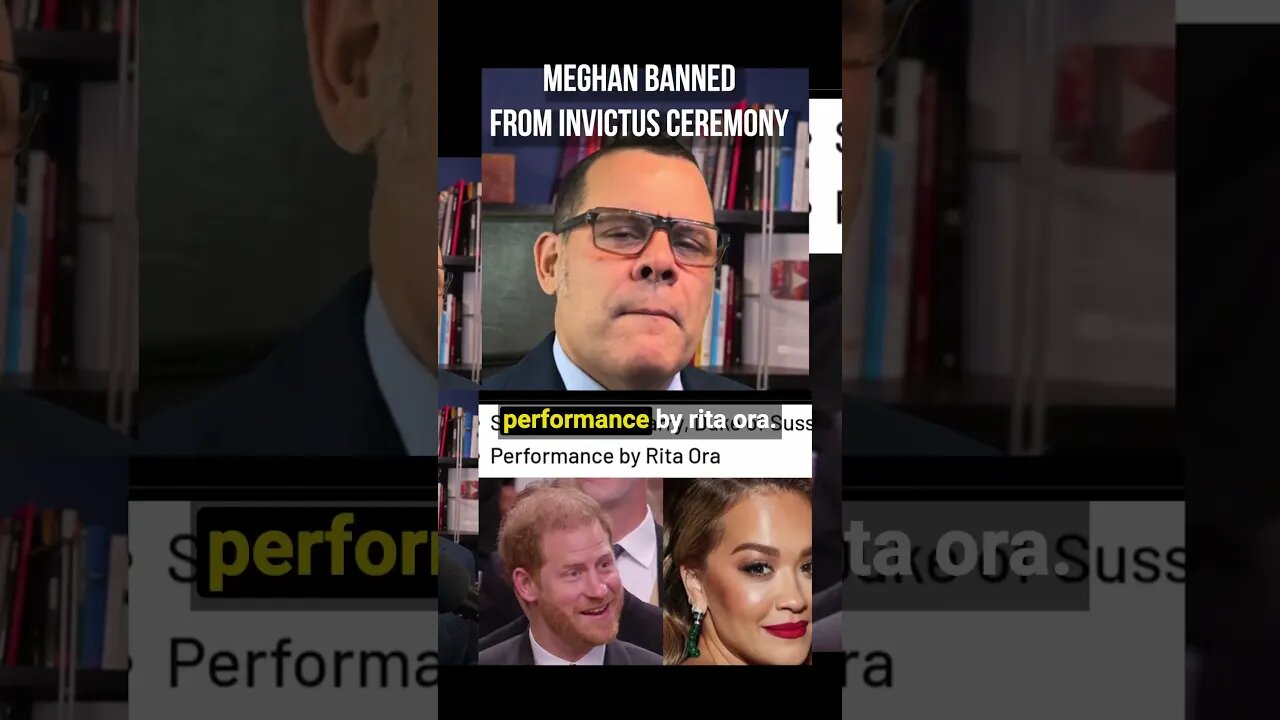 Meghan BANNED from Invictus Ceremony!