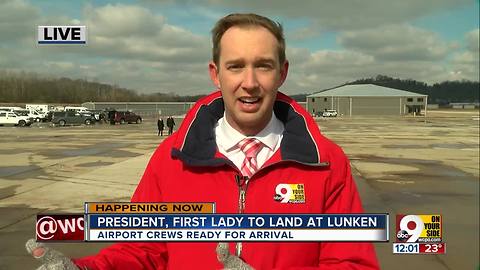 President Trump, first lady to land at Cincinnati Lunken Airport