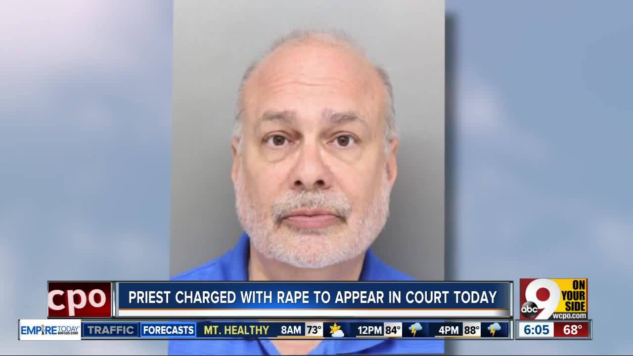 Cincinnati priest charged with rape to face judge today