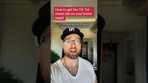How to get the TikTok Music Tab if you’re a recording artist musician #tiktoktips #musictips