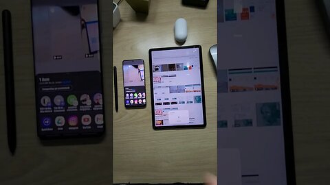 QUICK SHARE Muito fácil. Galaxy S20 p/ Galaxy Tab S8