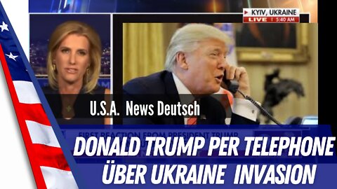 Donald Trump äusserst sich zur Ukraine Invasion.