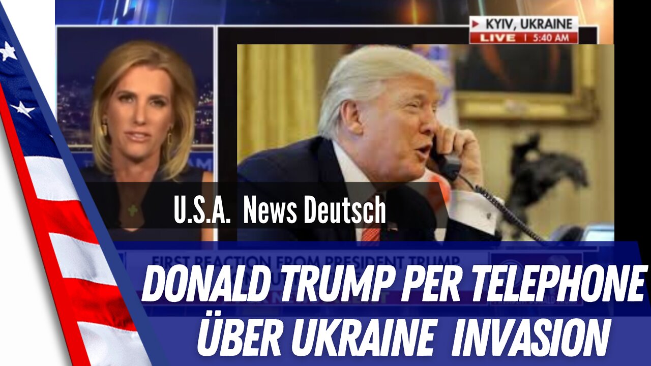 Donald Trump äusserst sich zur Ukraine Invasion.