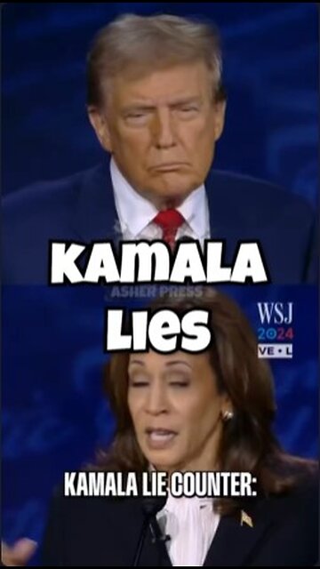 Some of Kamala's Lies during the Trump debate
