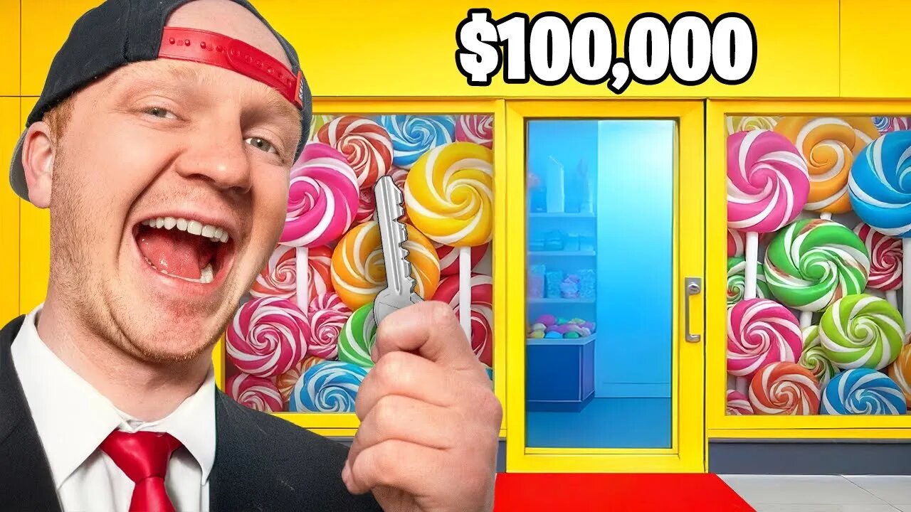 $1 VS $100,000 Candy Store!.