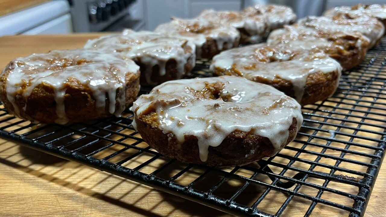 Grain Free Pumpkin Doughnuts