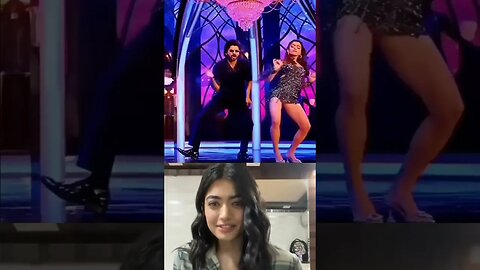 Rashmika Mandana Dance Reaction #shorts