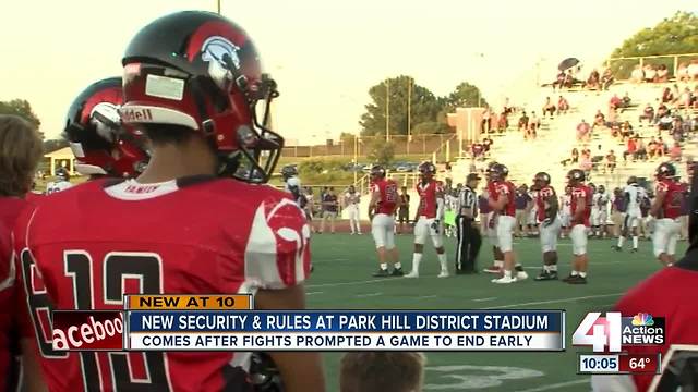 New security and rules at Park Hill District Stadium