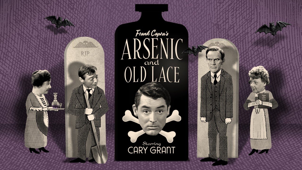 Arsenic and Old Lace (1944 Full Movie) | Screwball/Horror-Comedy/Crime | Cary Grant, Raymond Massey, Jack Carson. | #HappyHalloween 🎃