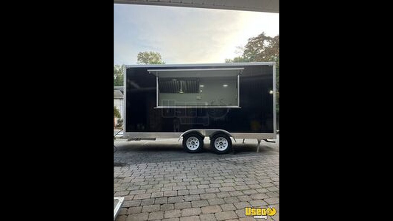 NEW - 2023 7' x 14' Concession Trailer | Mobile Street Vending Unit for Sale in New Jersey