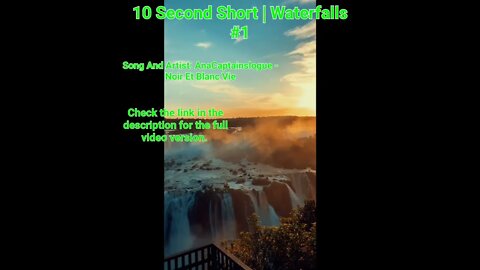 10 Second Short | Waterfalls | Brilliant Mind Meditation Music #meditation #1 @Meditation Channel