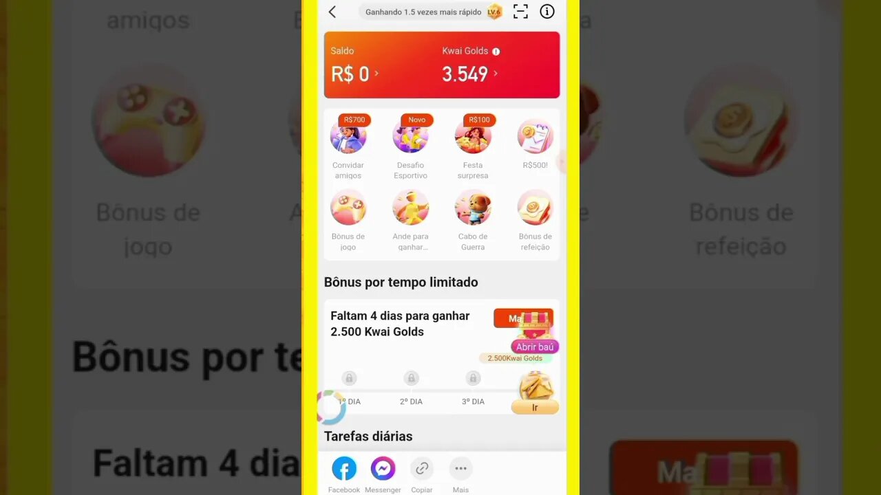 (GANHE SEM FORMATAR ) NOVO BUG KWAI🤑COMO GANHAR NO KWAI SEM FALHA COMO GANHAR DINHEIRO NO #shorts